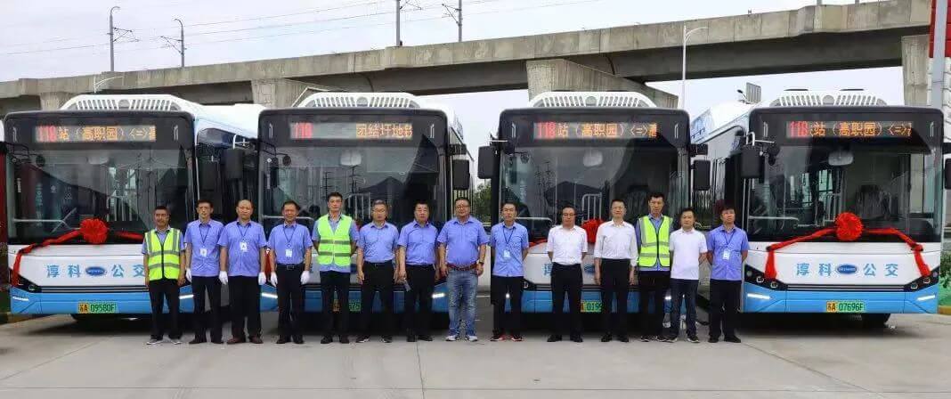 南京首條氫能客車示范線開啟氫藍(lán)時代