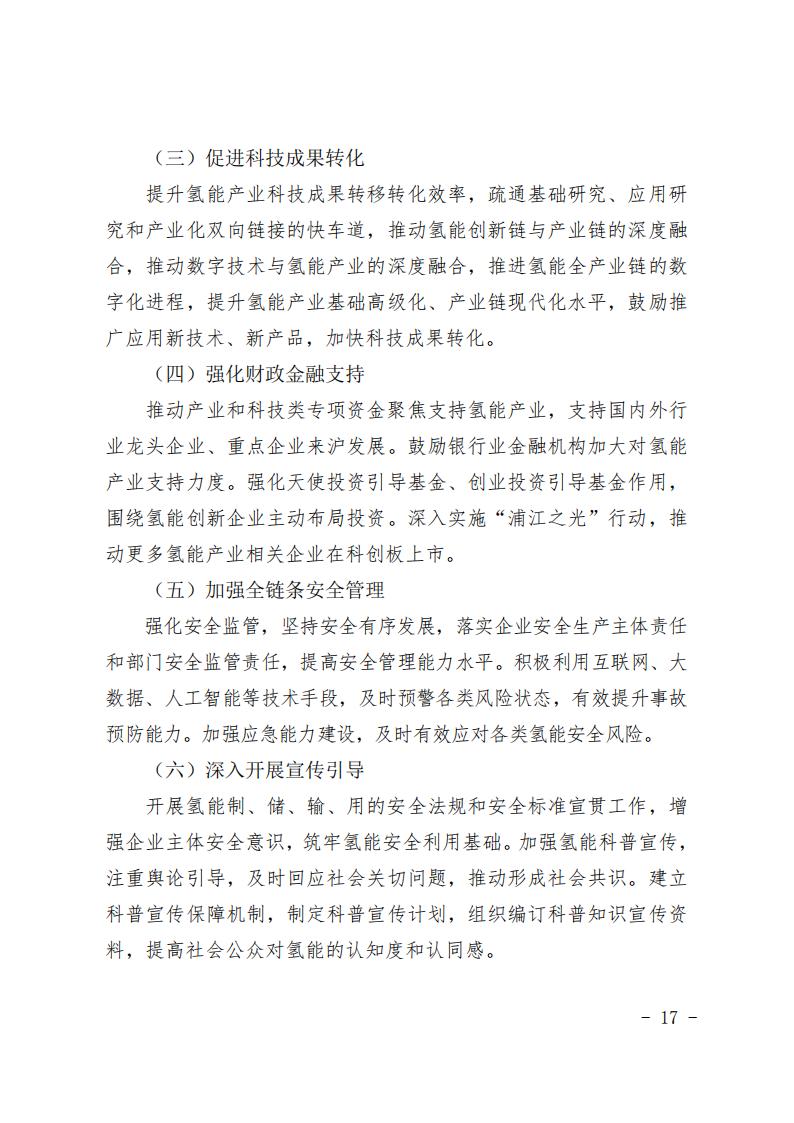 《上海市氫能產(chǎn)業(yè)發(fā)展中長(zhǎng)期規(guī)劃 （2022-2035年）》印發(fā)！2025年規(guī)模突破1000億元_16