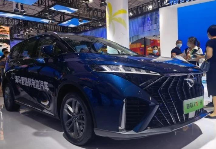 海馬7X-H實車現身，氫燃料電池MPV
